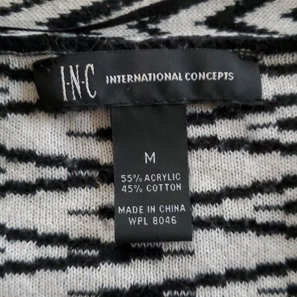 INTERNATIONAL CONCEPTS open front sweater size M - Picture 3 of 3
